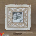 Shabby Chic Wood Table Version Couples Wood Carving Photo Frame